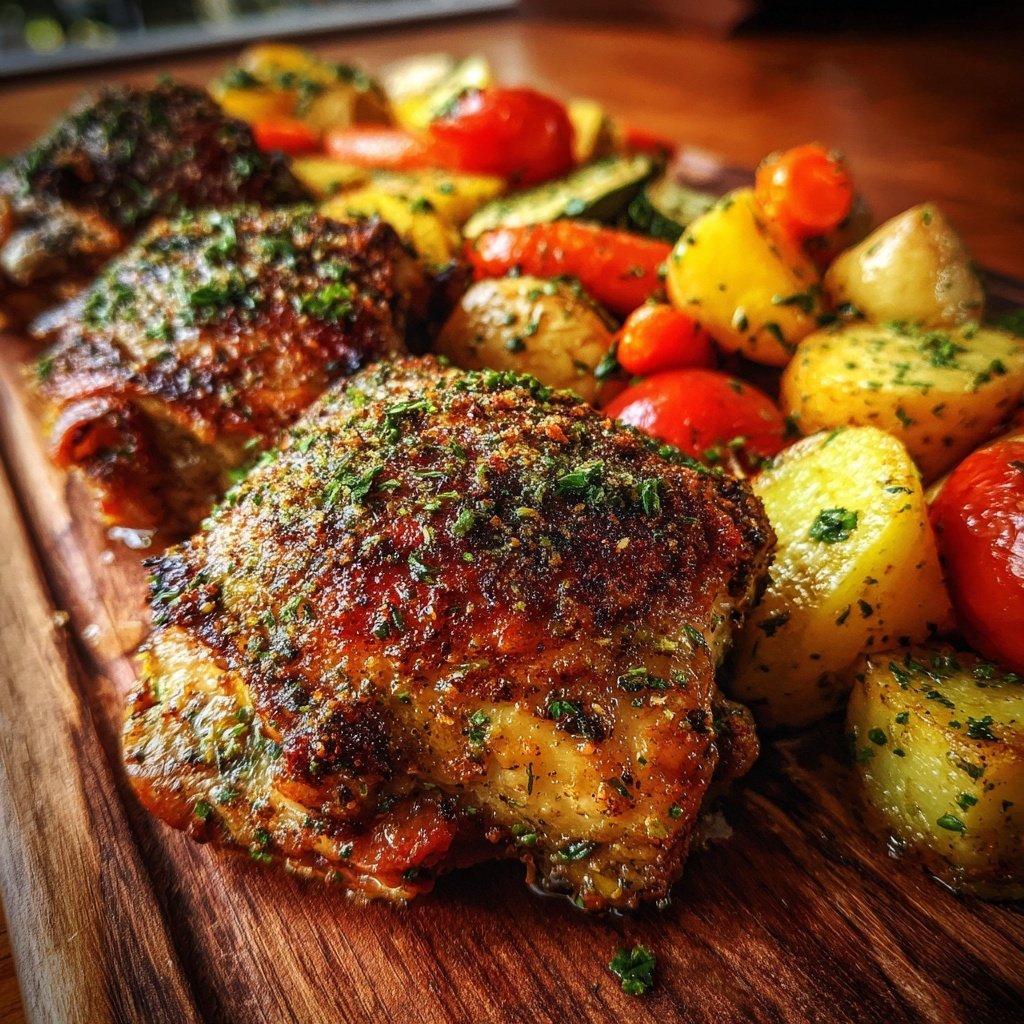 Eiweißreiches Hühnchen Abendessen