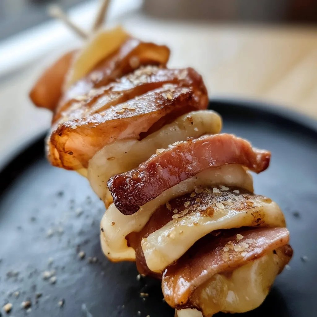 Blätterteig Schinken Tannenbäume