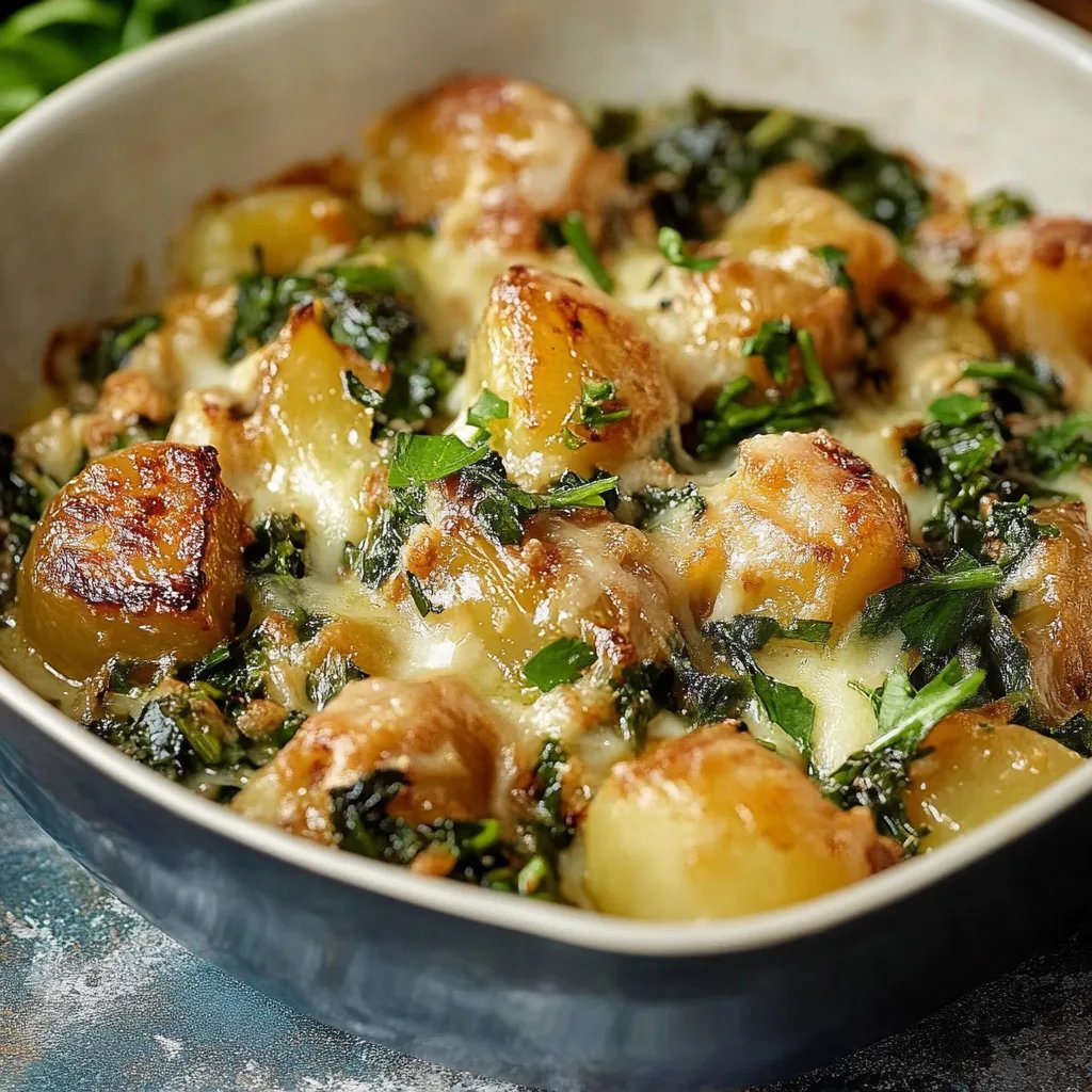 Grünkohlauflauf mit Kartoffeln