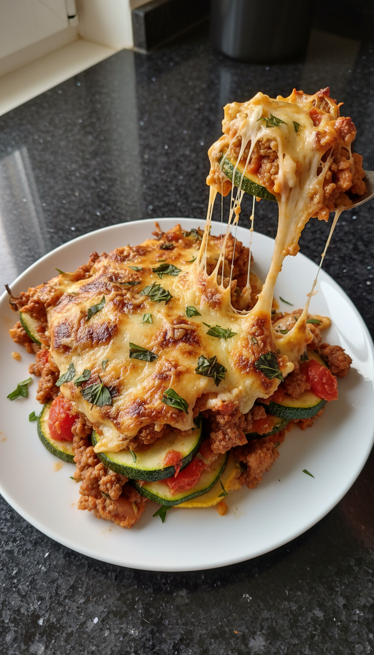 Hackfleisch Zucchini Auflauf