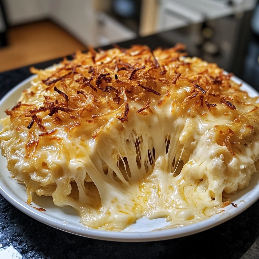 Überbackene Käsespätzle aus dem Ofen - extra handy