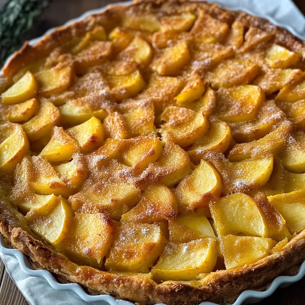 Gebackene Apfelpfannkuchen