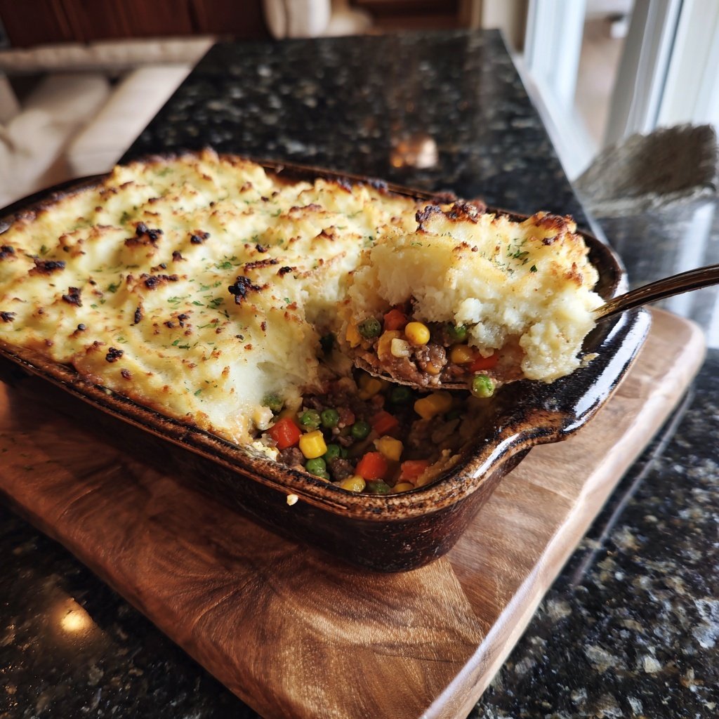 Shepherd's Pie mit Gemüse