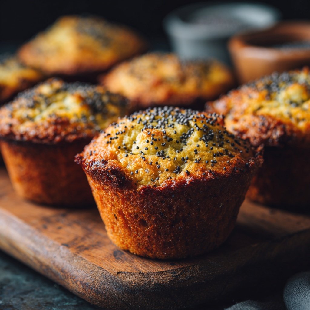 Zitronen Mohn Muffins