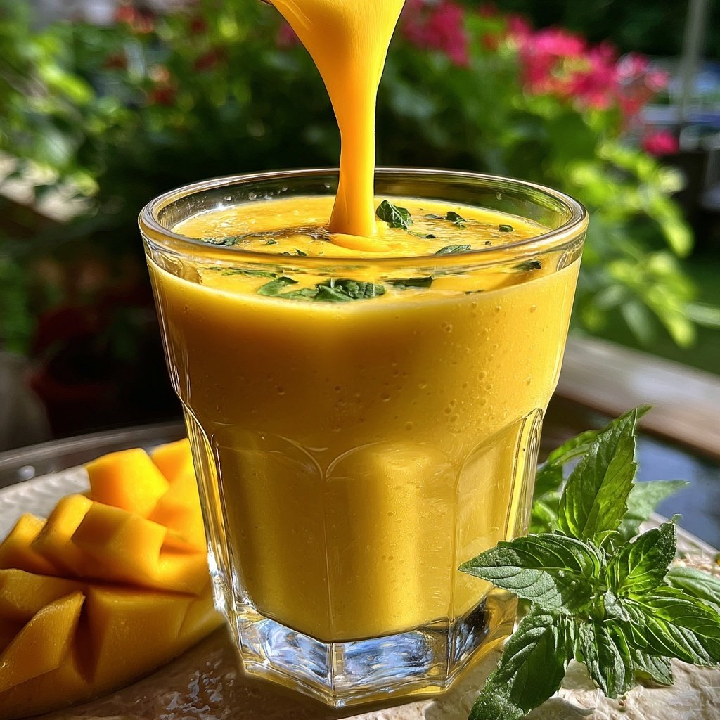 Mango Basilikum Smoothie Mischung