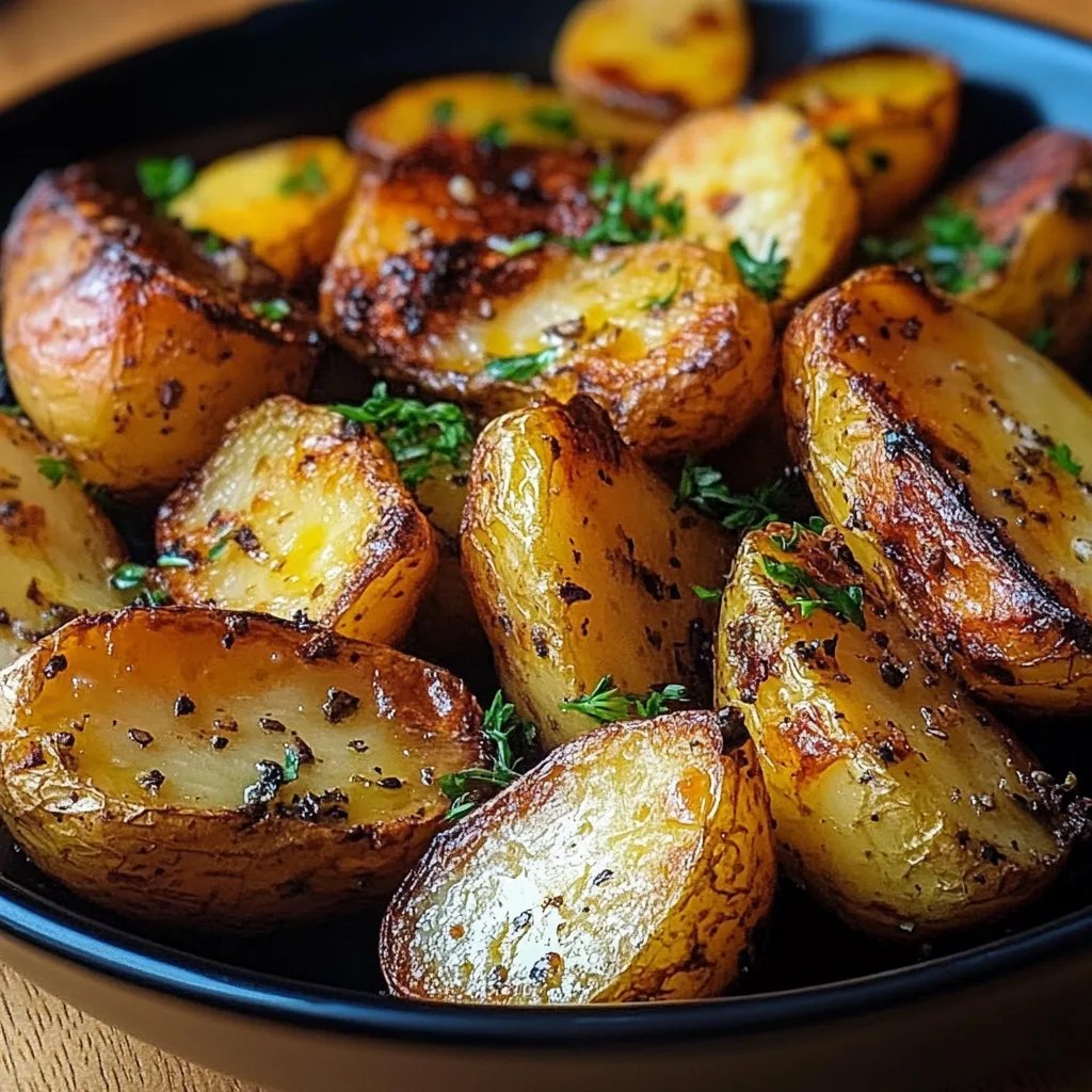 Pommes de Terre Rôties à l’Ail et au Beurre