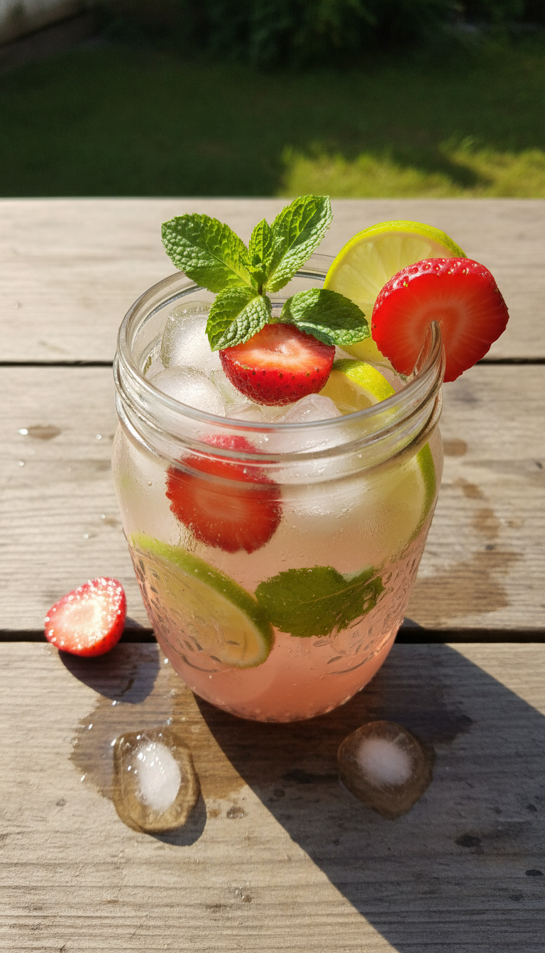 Erdbeer Limetten Cooler​