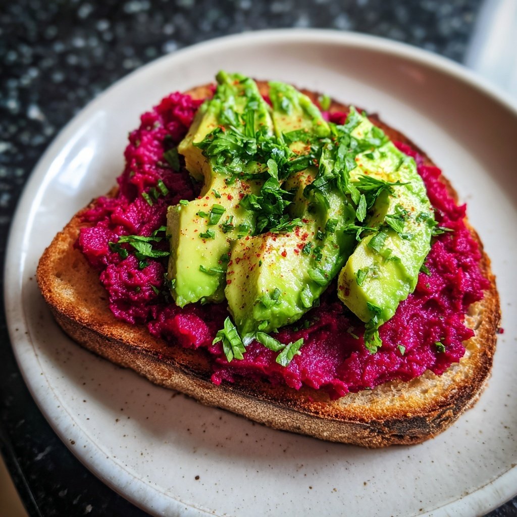 Rezept für geröstete Rote Bete: Tatar mit Avocado