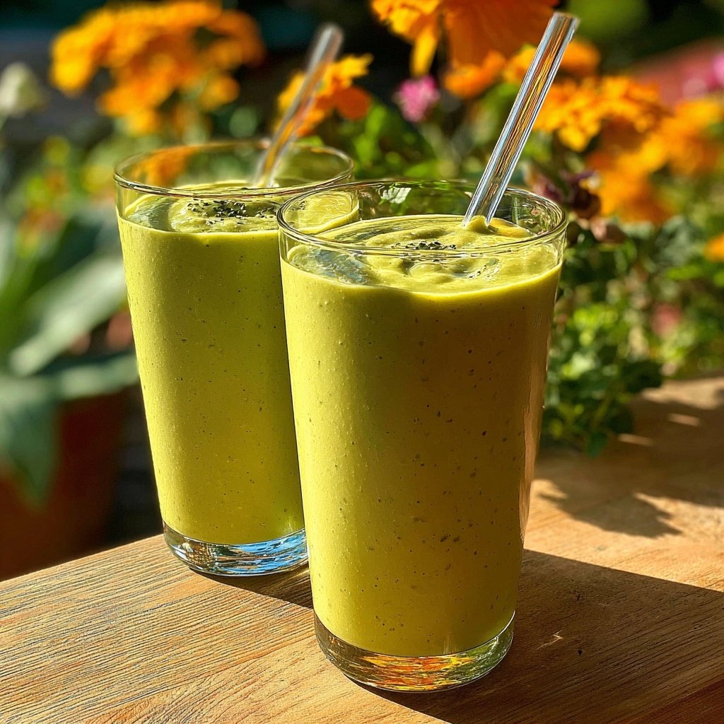 Fruchtiger Avocado Smoothie