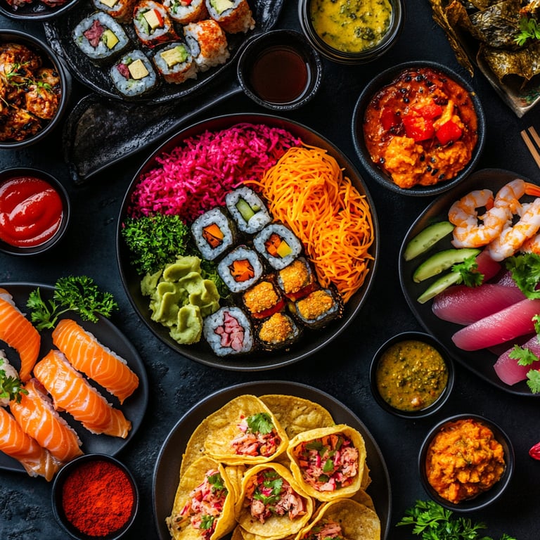 Fusion Rezepte | Moderne Internationale Küche