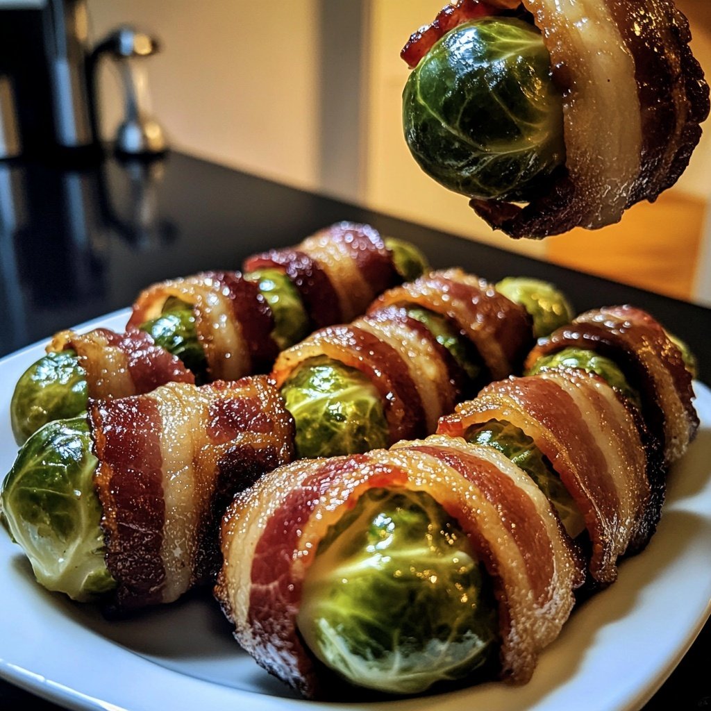 Cremiger Rahm-Rosenkohl mit Speck