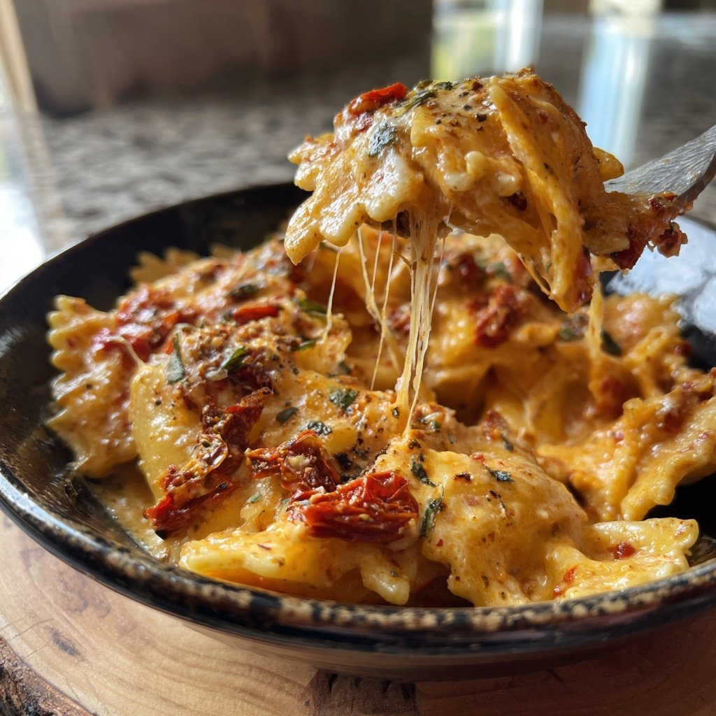 Cremige getrocknete Tomate Lasagne Suppe