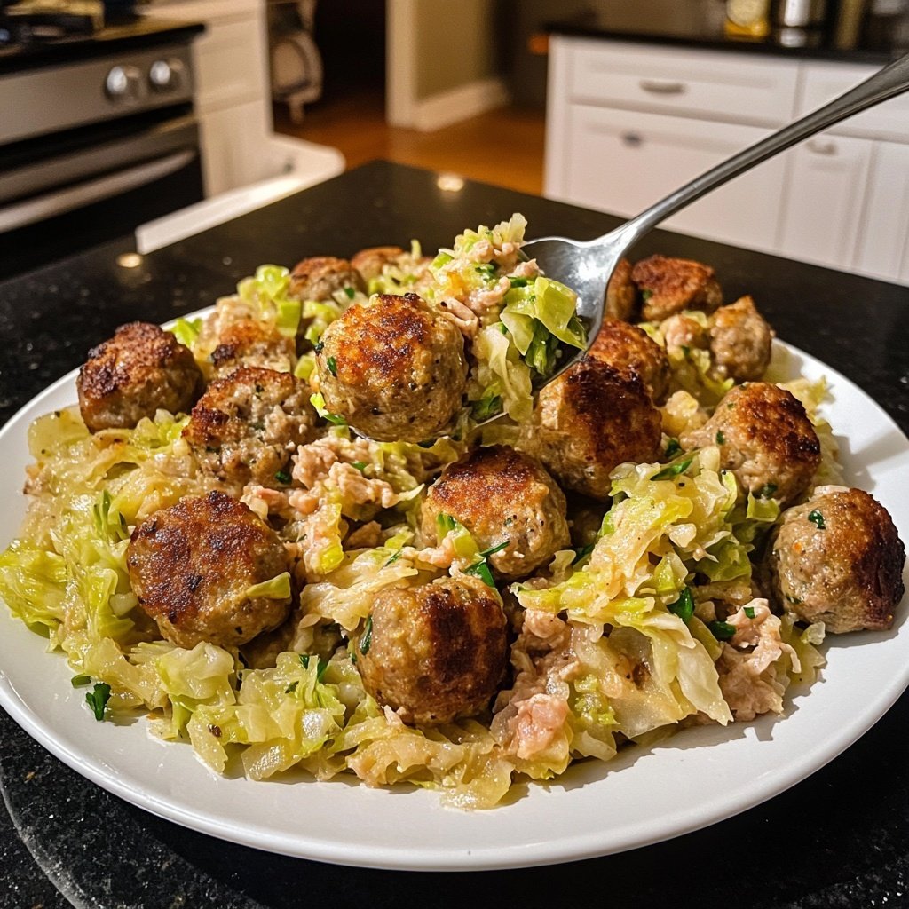 Rosenkohleintopf Mit Hackballchen