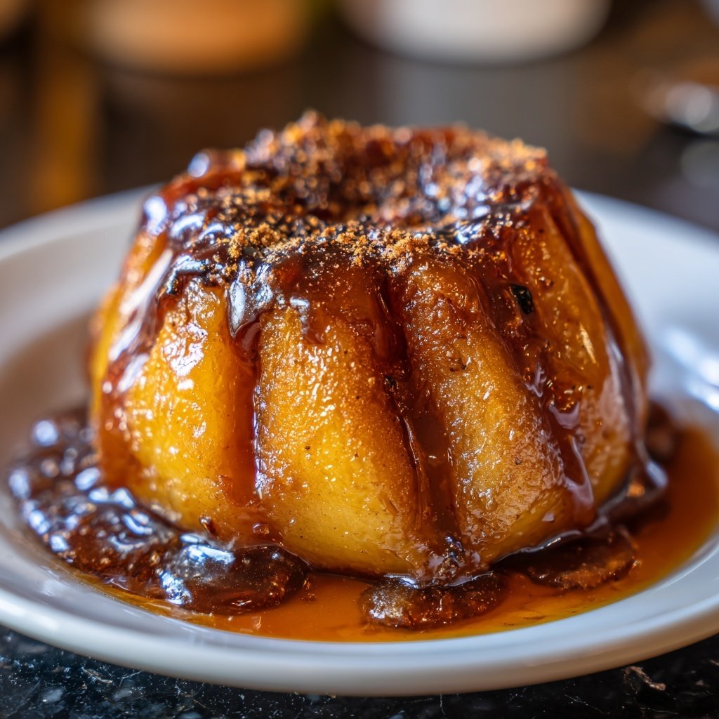 Karamellisierte Williamsbirne