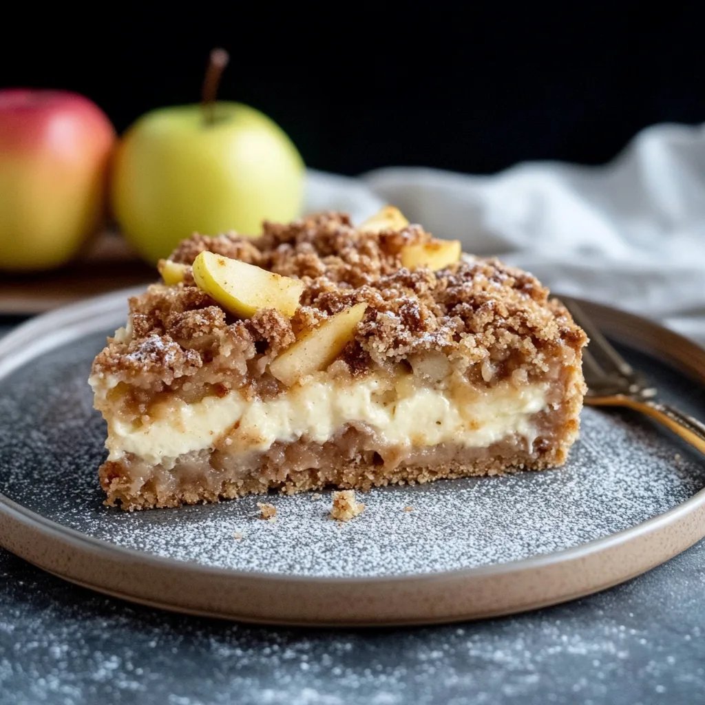 Spekulatius-Streuselkuchen mit Quark & Apfel