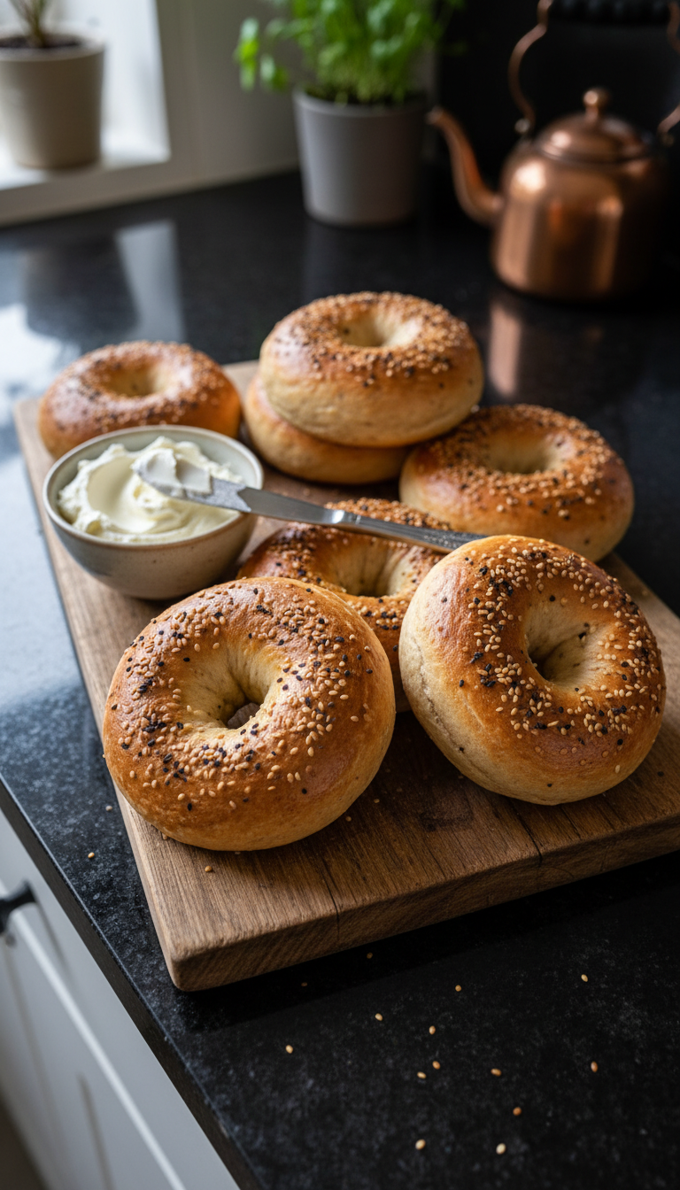 Spritzige Hochprotein Bagels​